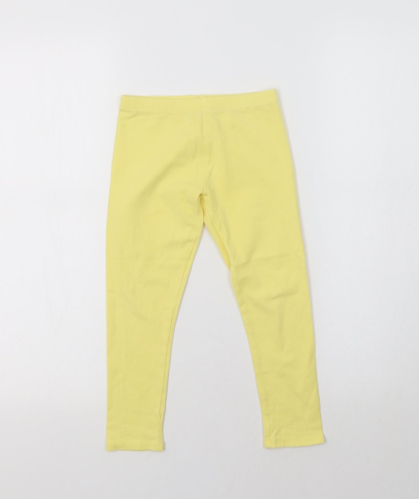 Mini Club Girls Yellow   Jegging Trousers Size 5-6 Years