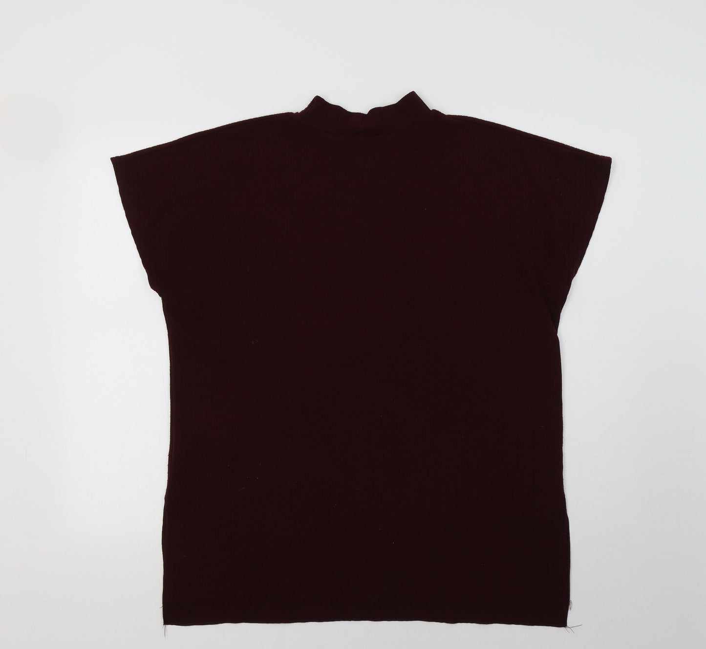 M&Co Womens Purple   Basic Blouse Size 12