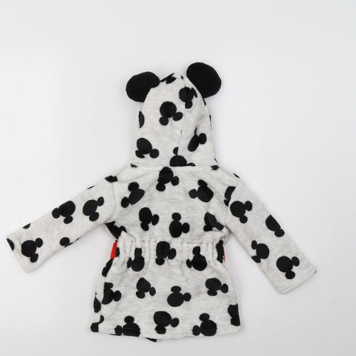 Primark Baby Grey Geometric  Kimono Pyjama Top Size 6-9 Months  - Mickey Mouse