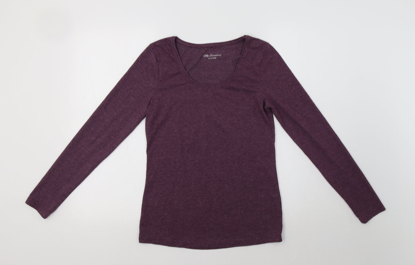 George Womens Purple   Basic T-Shirt Size 8
