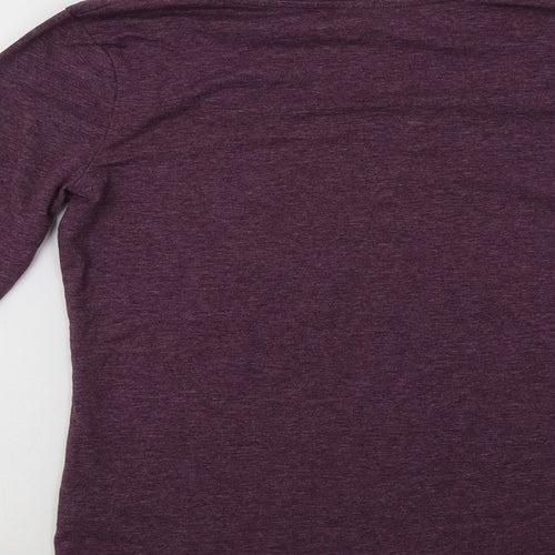 George Womens Purple   Basic T-Shirt Size 8