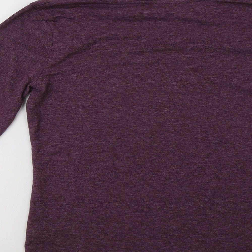 George Womens Purple   Basic T-Shirt Size 8