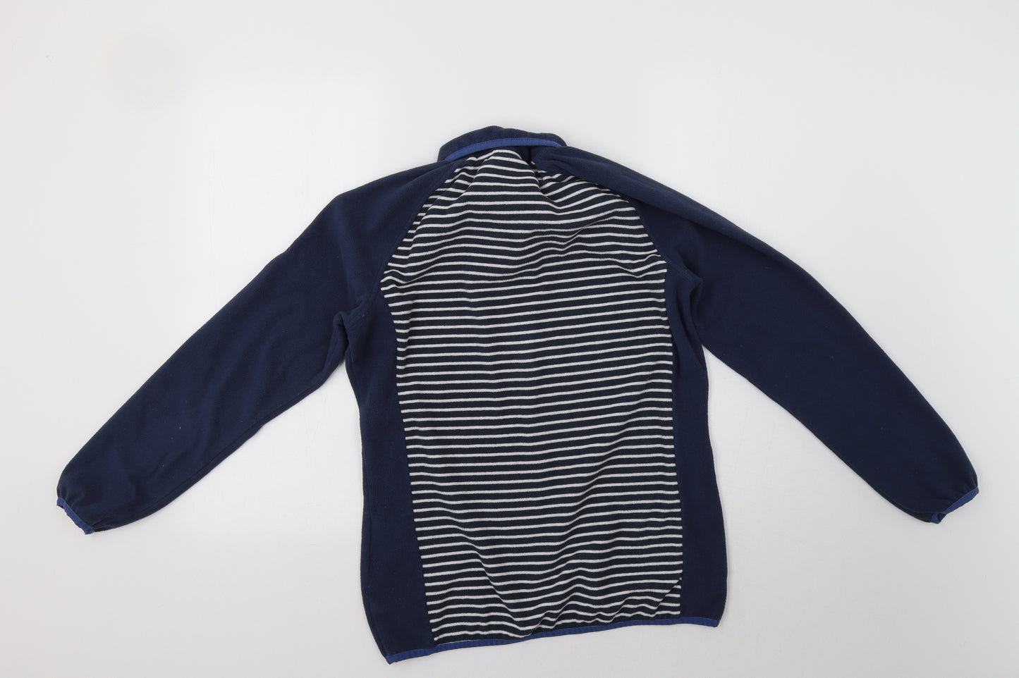 Craghoppers Womens Blue Striped  Henley Sweatshirt Size 12