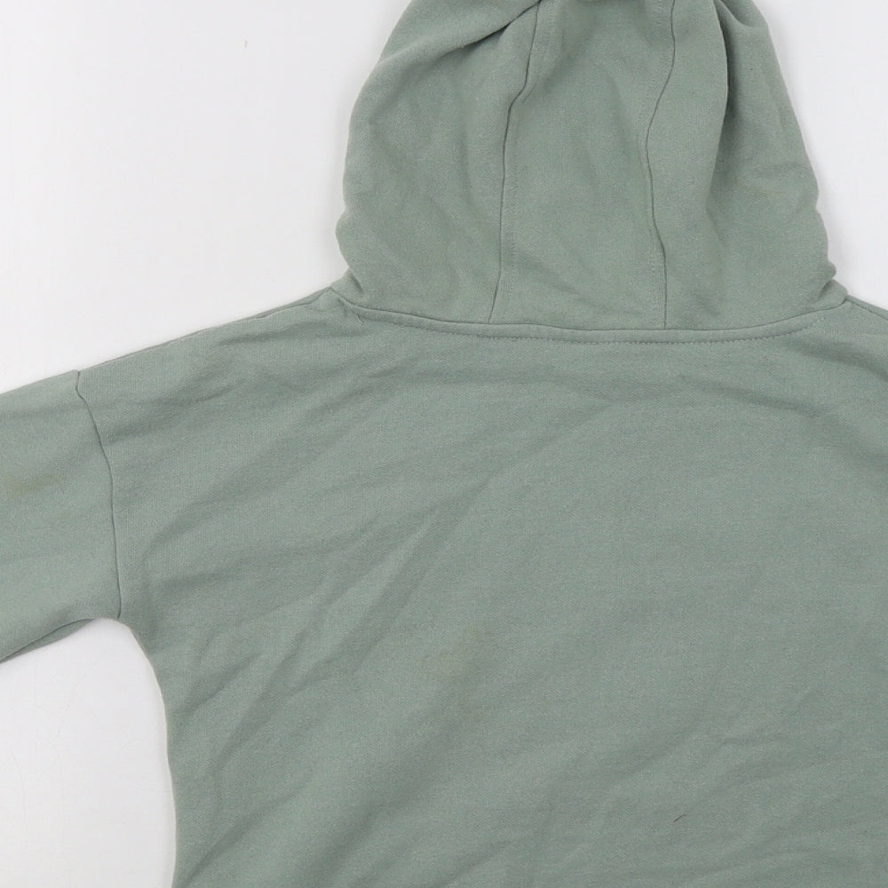 Primark Girls Green   Shrug Hoodie Size 9-10 Years  - Together Stronger