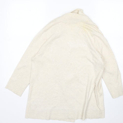 M&S Womens Beige   Cardigan Jumper Size 12