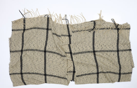 Front view of Preworn women’s multicoloured check shawl/wrap
