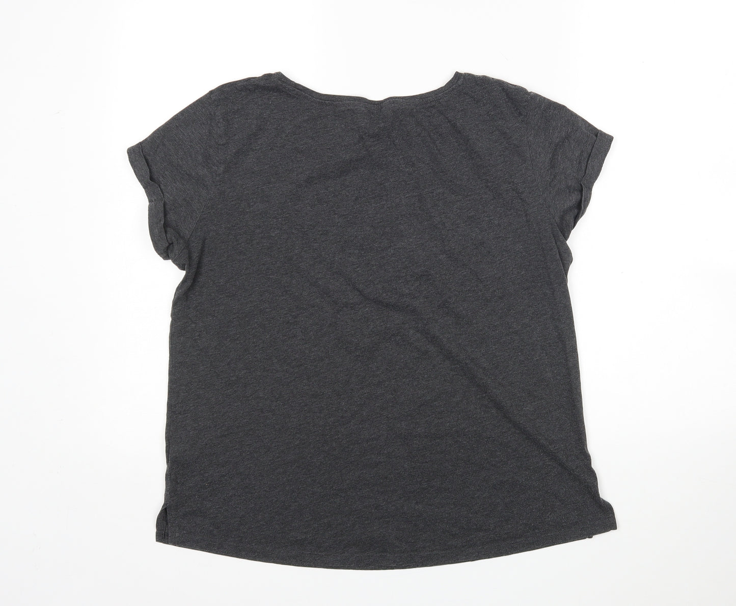 M&S Womens Grey   Top Pyjama Top Size 14