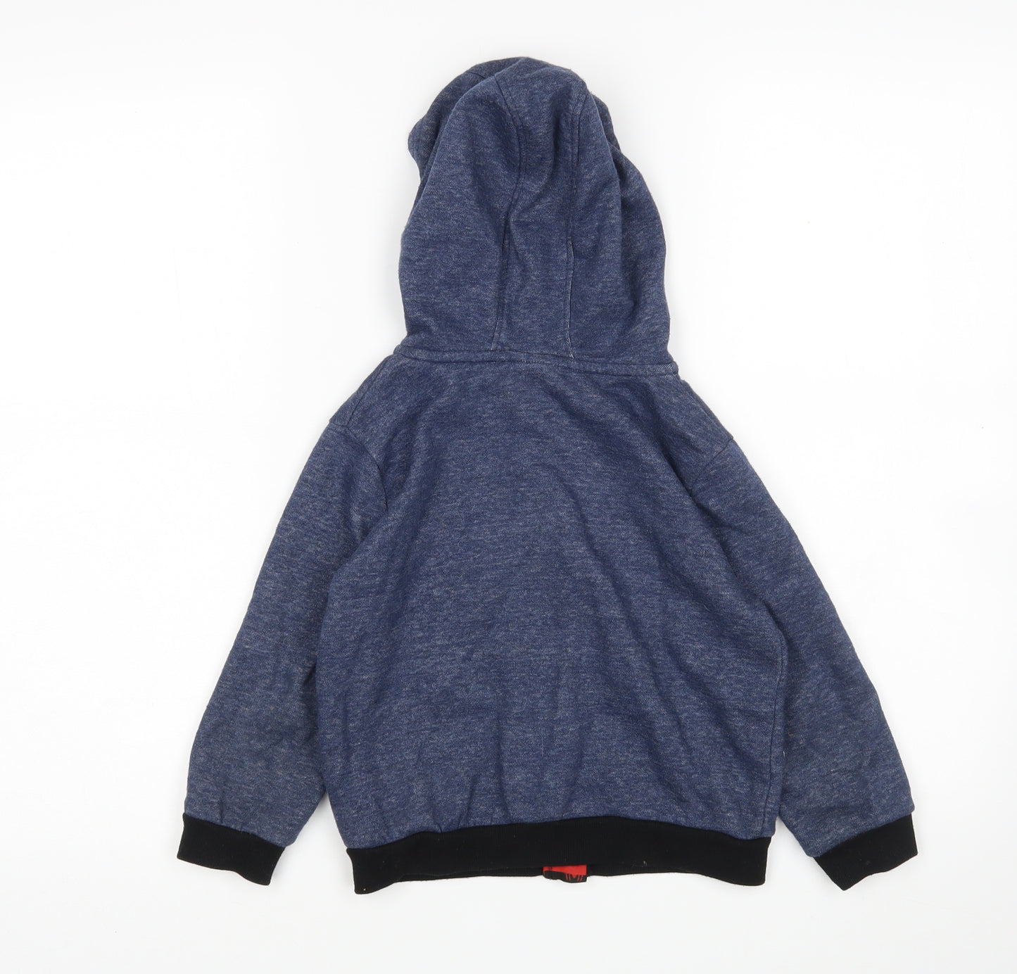 Primark Boys Blue   Full Zip Hoodie Size 4-5 Years  - Spiderman