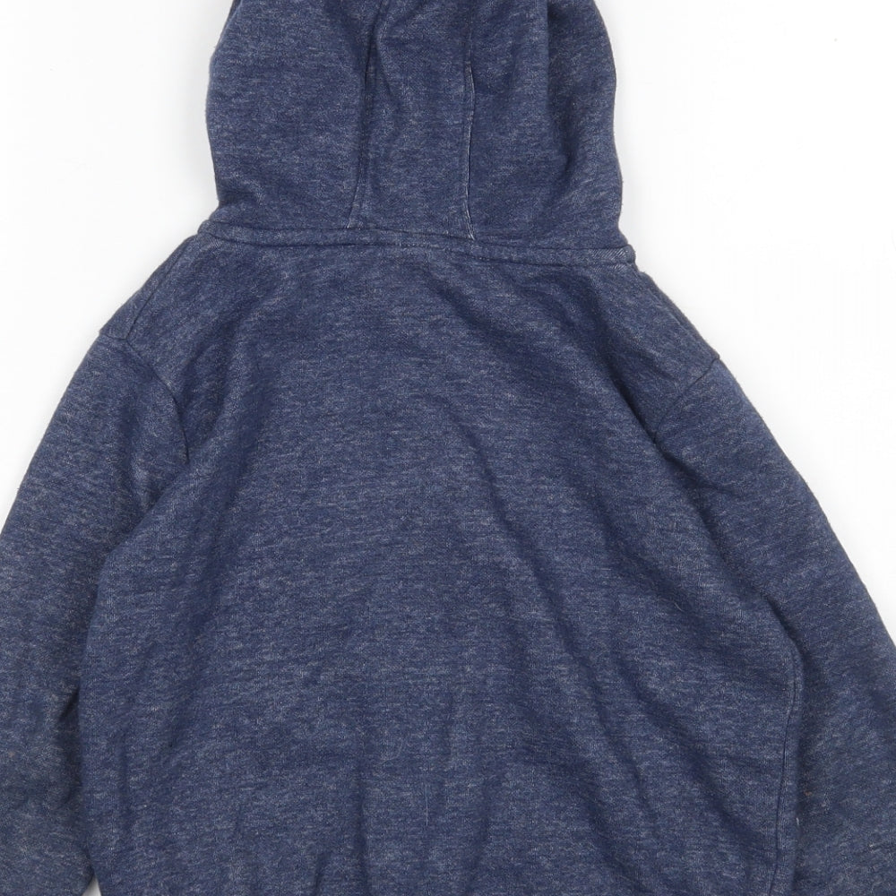 Primark Boys Blue   Full Zip Hoodie Size 4-5 Years  - Spiderman