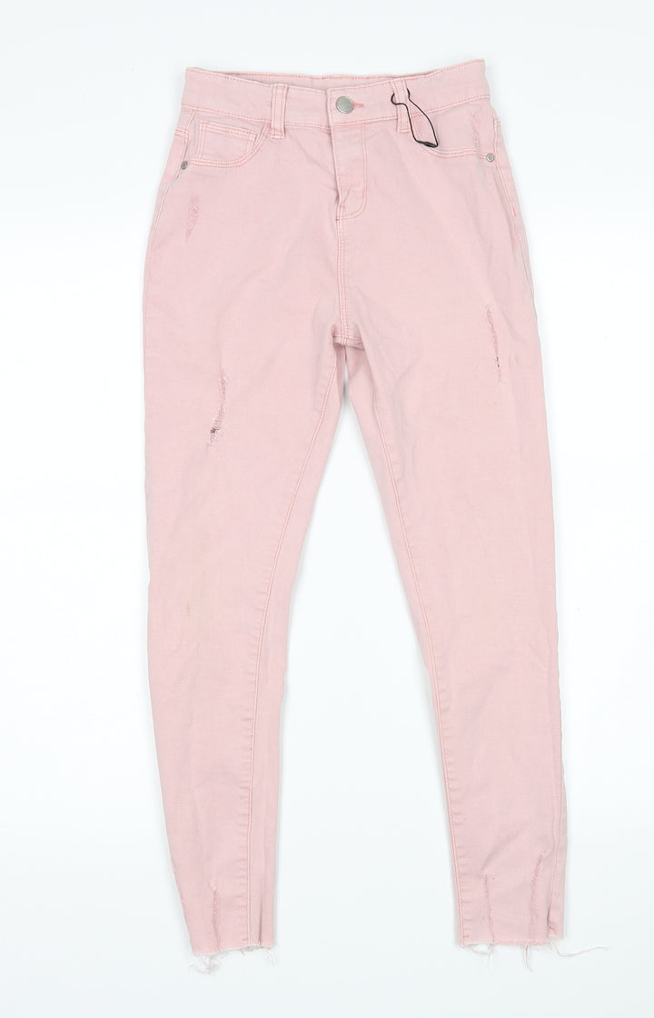 Denim Co Girls Pink Skinny Jeans Size 11-12 Years