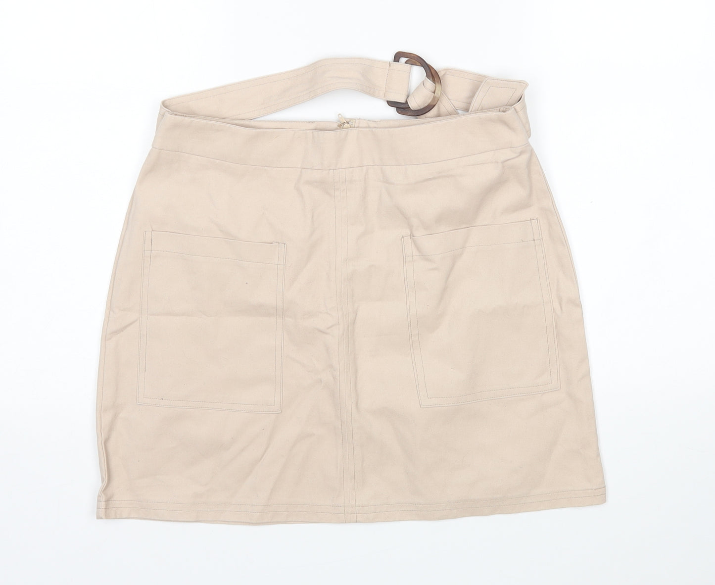 Primark Womens Beige   Mini Skirt Size 10