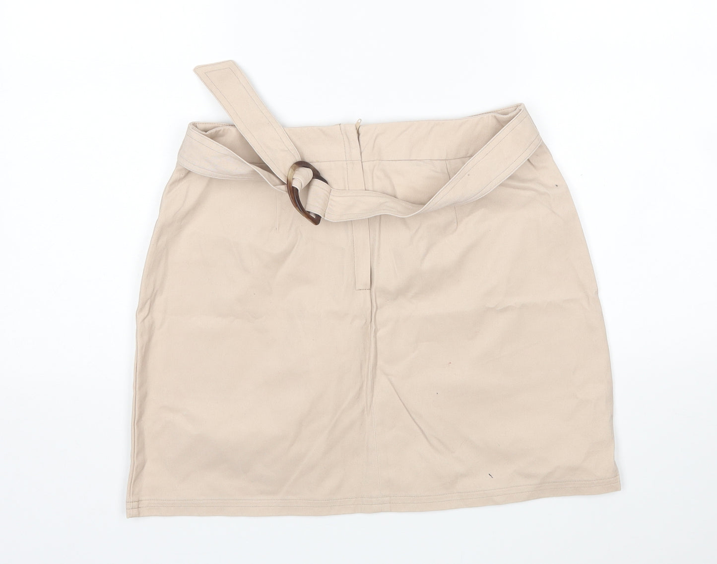 Primark Womens Beige   Mini Skirt Size 10