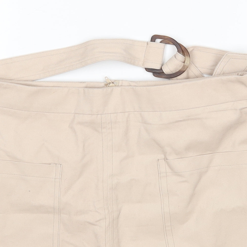 Primark Womens Beige   Mini Skirt Size 10