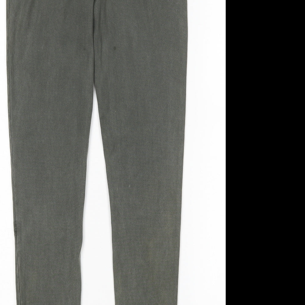 Papaya Womens Green   Jegging Jeans Size 14 L28 in
