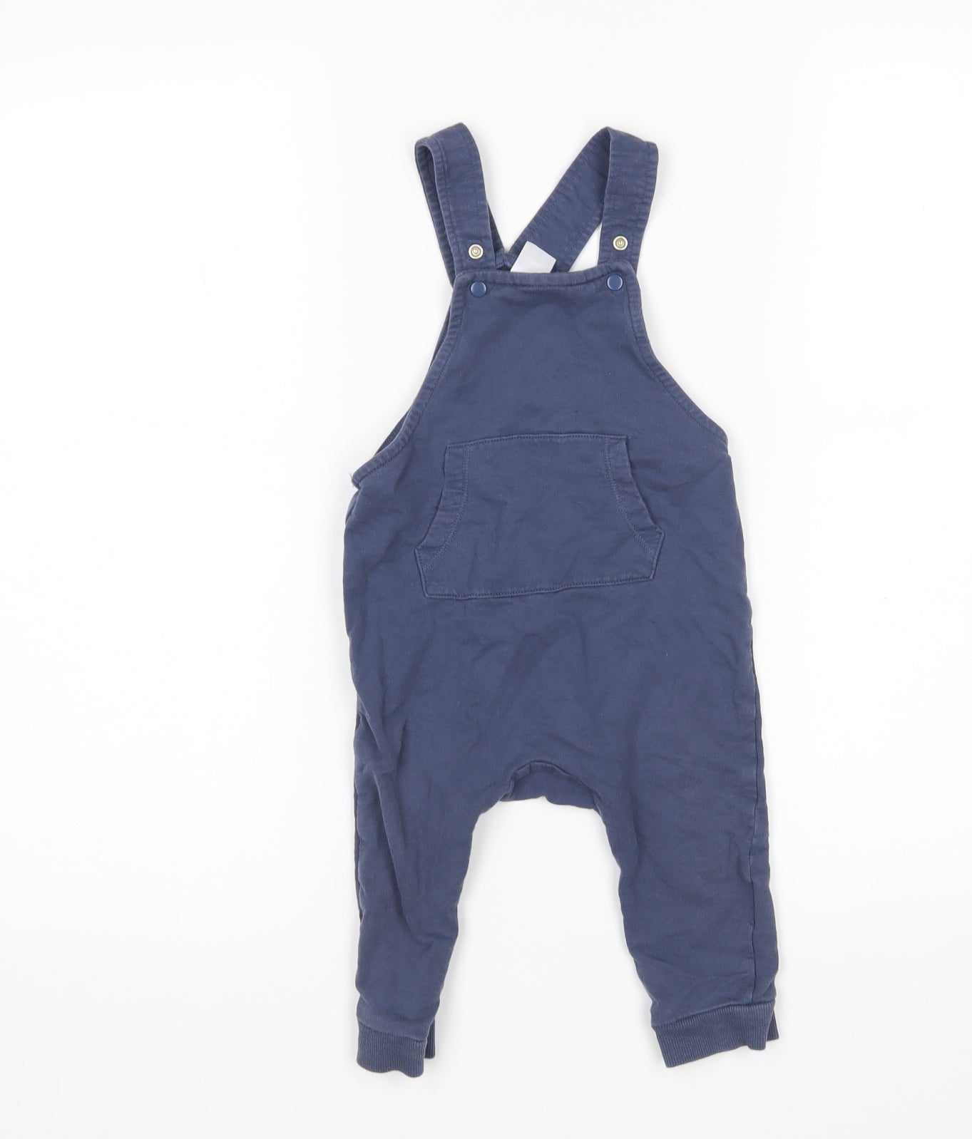 H&M Boys Blue   Dungaree One-Piece Size 12-18 Months