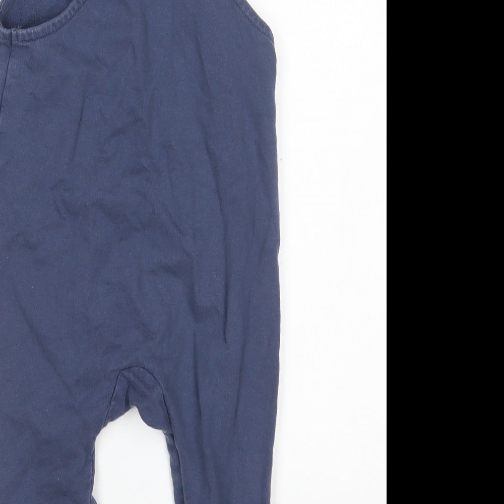 H&M Boys Blue   Dungaree One-Piece Size 12-18 Months