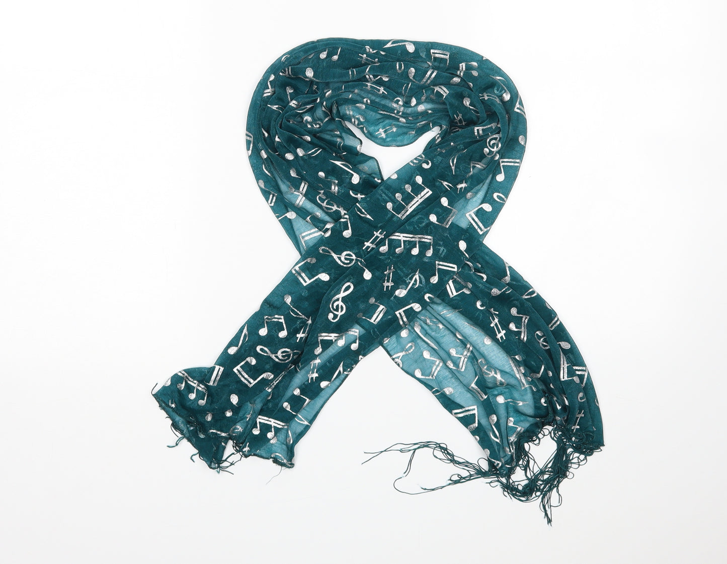 Preworn Womens Green    Scarf