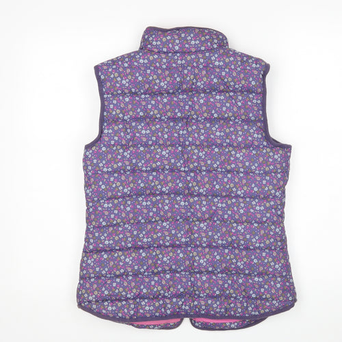 TU Womens Multicoloured Floral  Gilet Coat Size 8