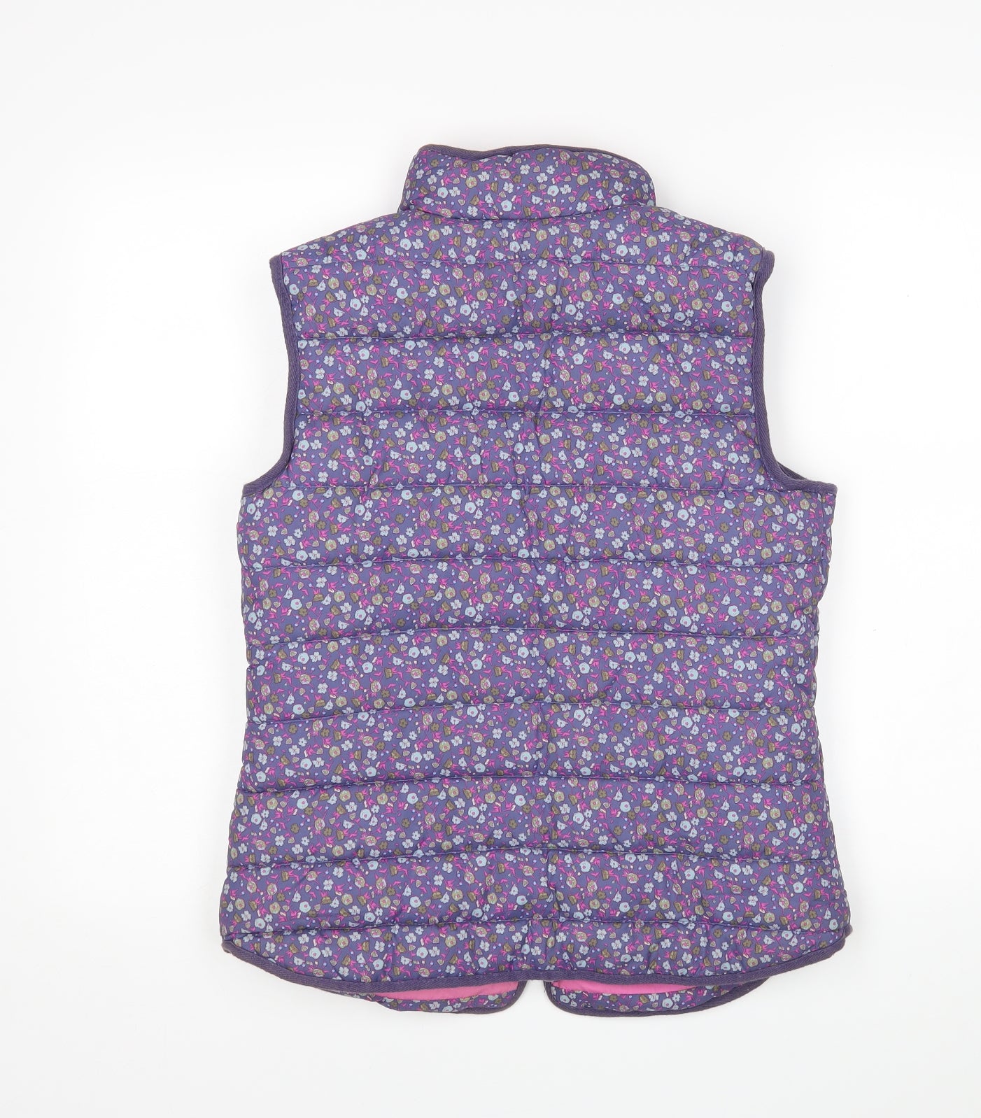 TU Womens Multicoloured Floral  Gilet Coat Size 8