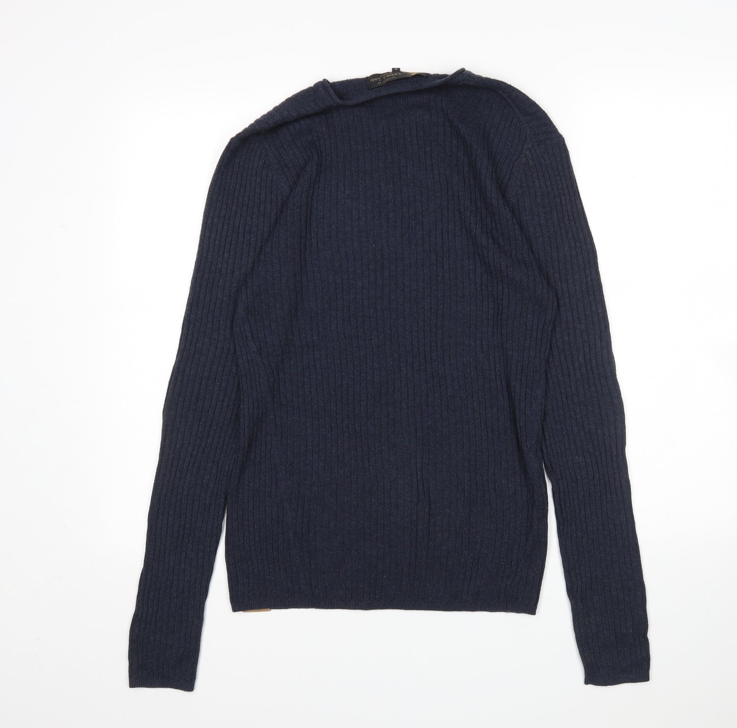 Label Lab Mens Blue   Pullover Jumper Size S