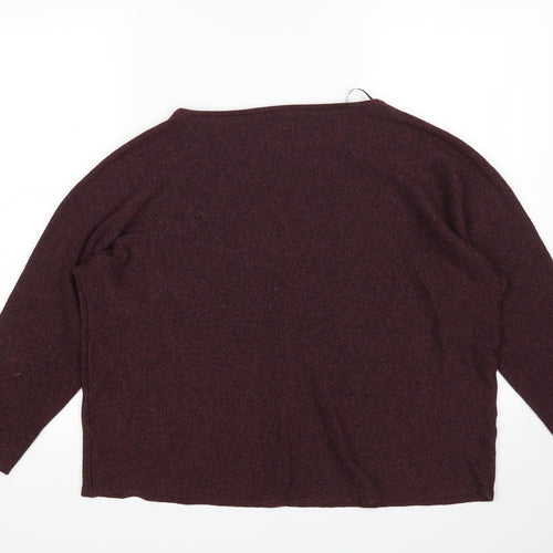 H&M Womens Purple   Pullover Jumper Size L