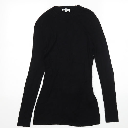 Warehouse Womens Black   Pullover Jumper Size 8