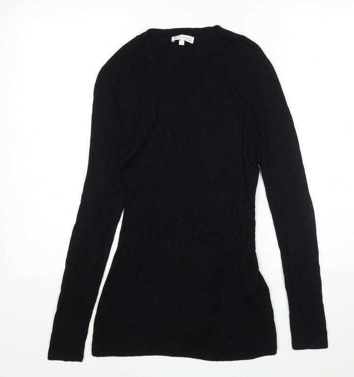 Warehouse Womens Black   Pullover Jumper Size 8