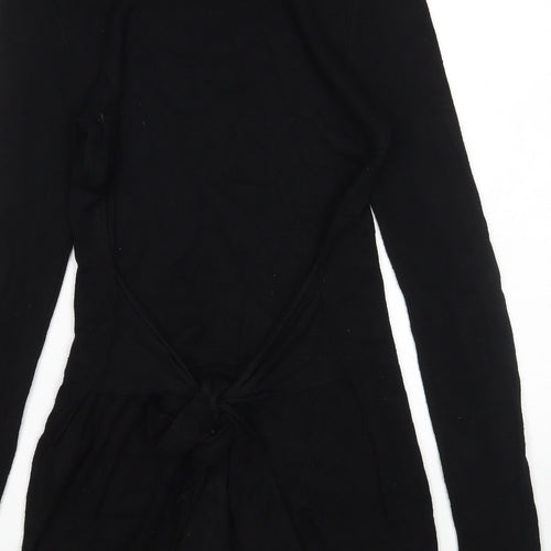 Warehouse Womens Black   Pullover Jumper Size 8
