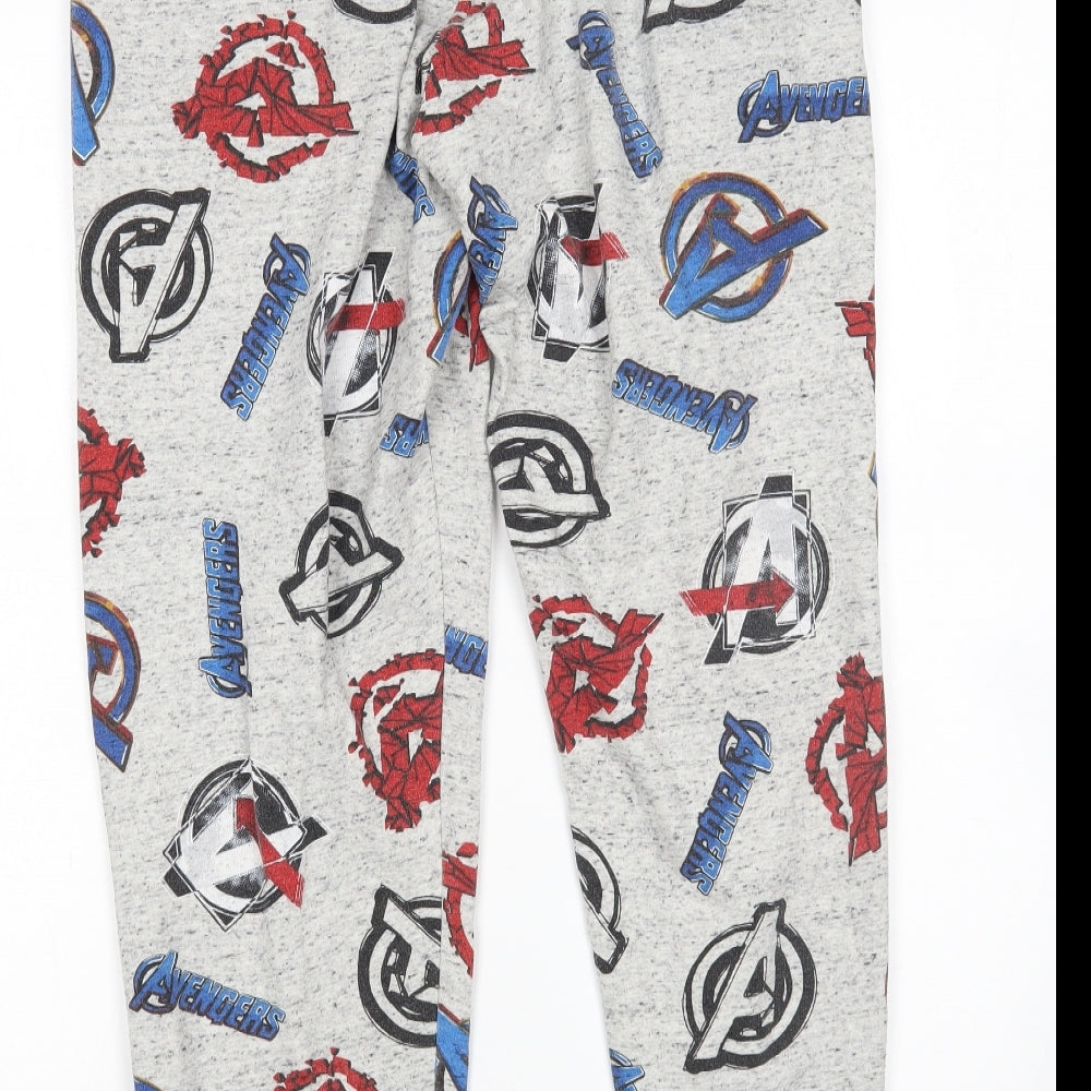 F&F Mens Grey    Pyjama Pants Size L  - marvel
