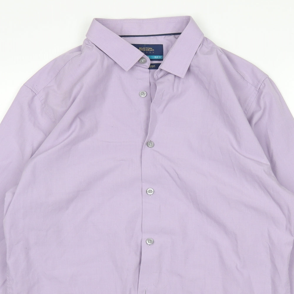 Burton Mens Pink    Dress Shirt Size M