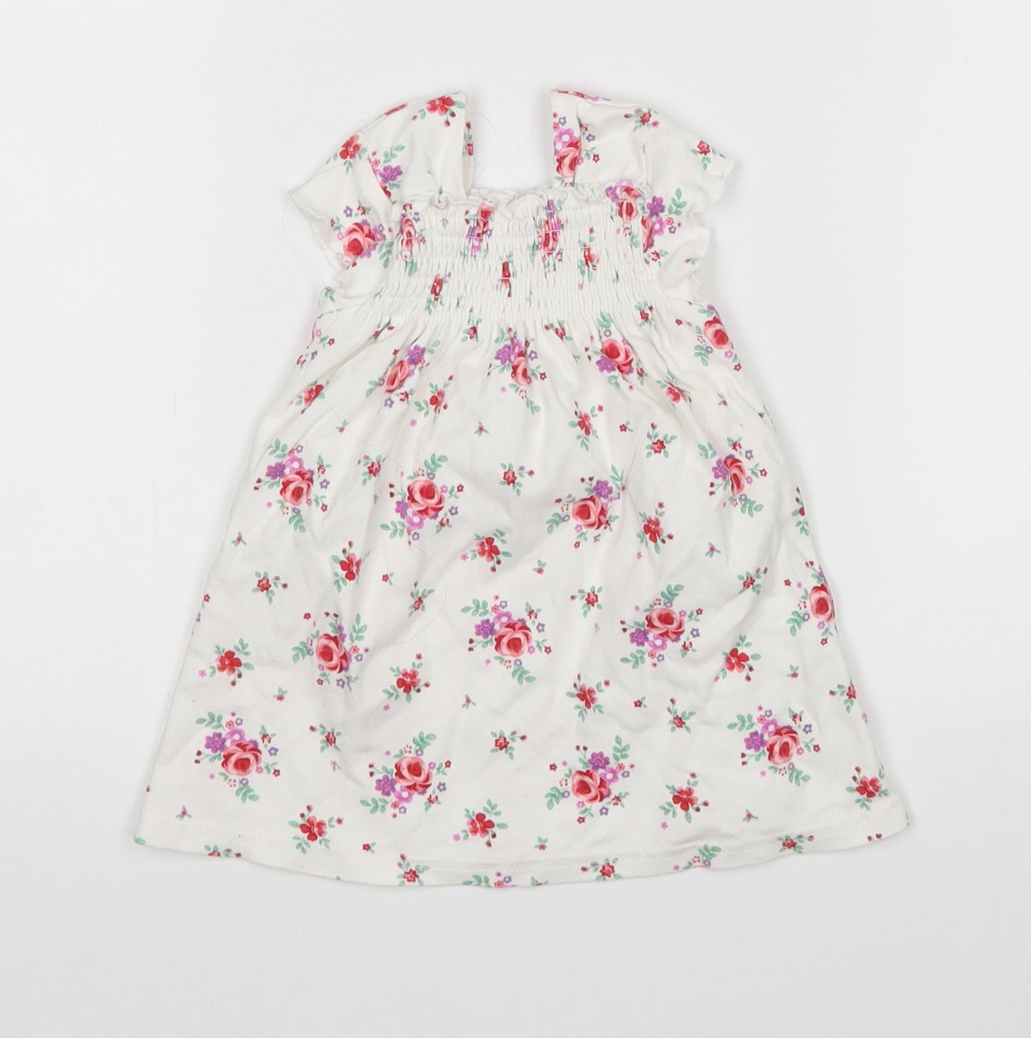 George Girls Multicoloured Floral  A-Line  Size 3-6 Months