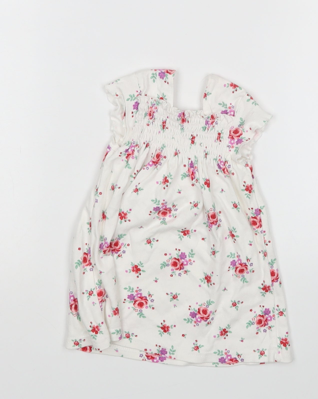 George Girls Multicoloured Floral  A-Line  Size 3-6 Months