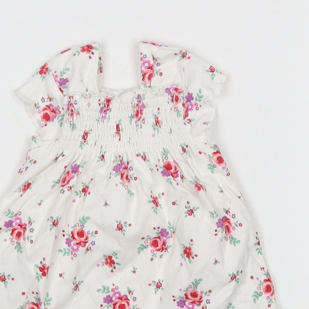 George Girls Multicoloured Floral  A-Line  Size 3-6 Months