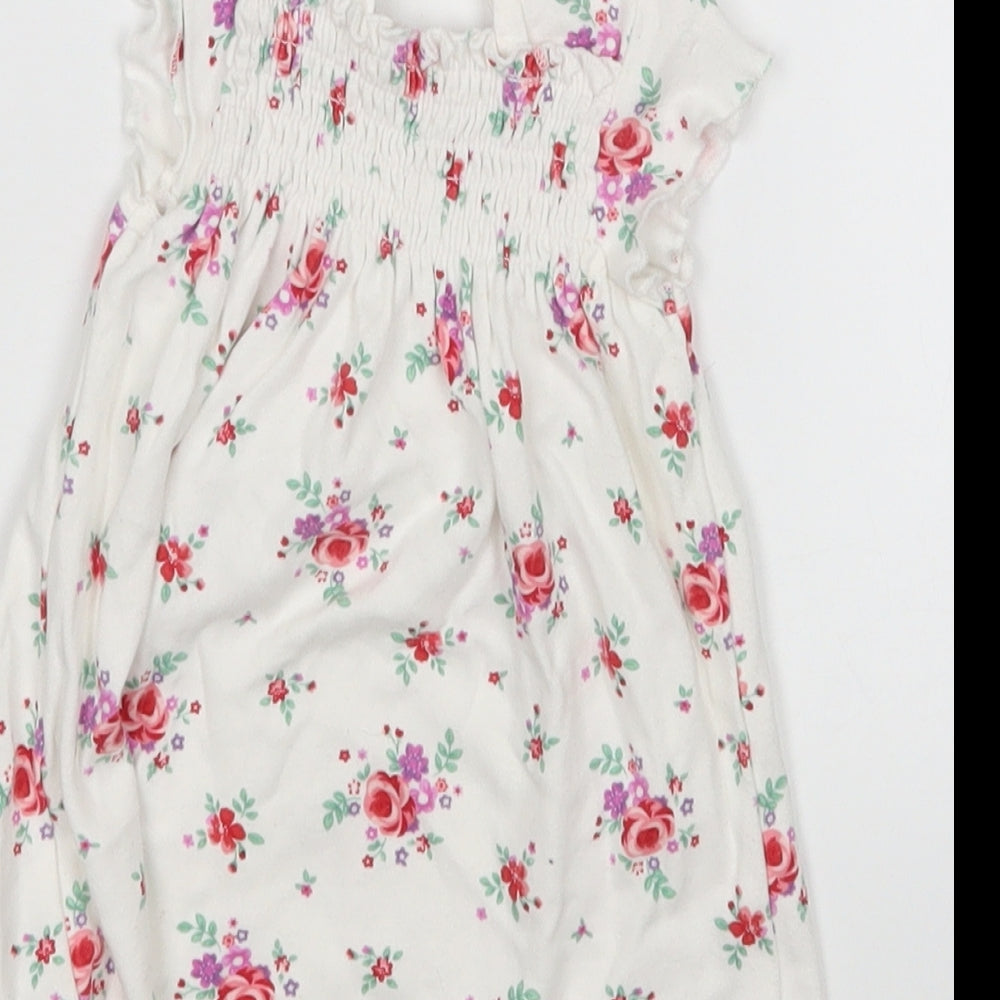 George Girls Multicoloured Floral  A-Line  Size 3-6 Months