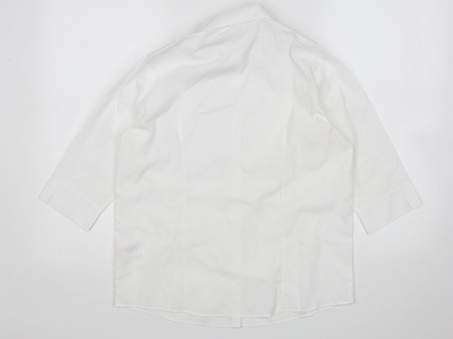 George Boys White   Basic Button-Up Size 13-14 Years