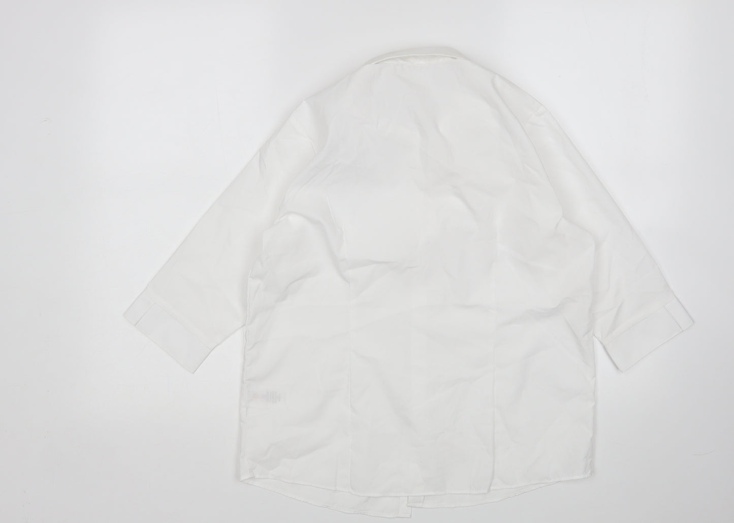 George Boys White   Basic Button-Up Size 13-14 Years
