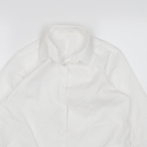 George Boys White   Basic Button-Up Size 13-14 Years