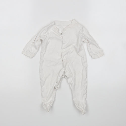 George Baby White   Babygrow One-Piece Size 3-6 Months