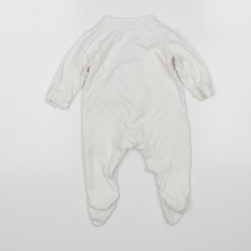 George Baby White   Babygrow One-Piece Size 3-6 Months