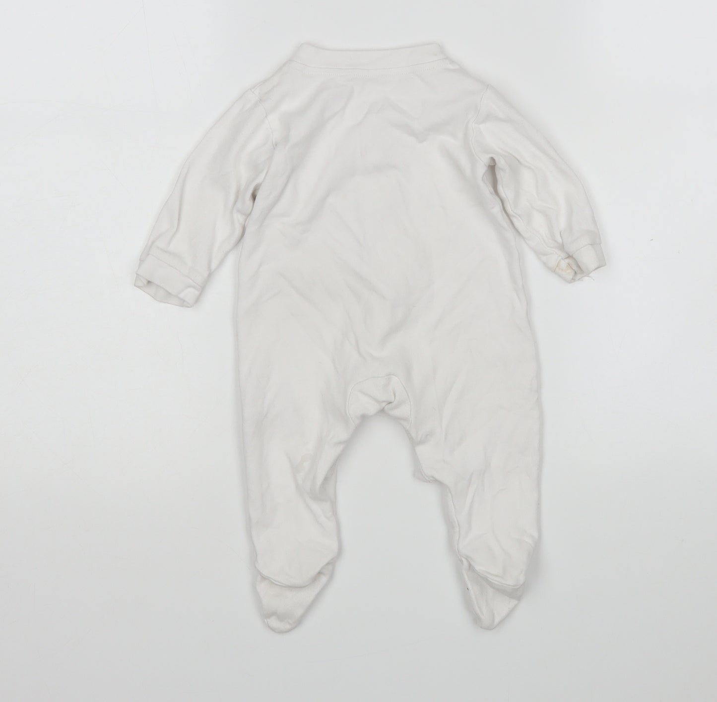 George Baby White   Babygrow One-Piece Size 3-6 Months