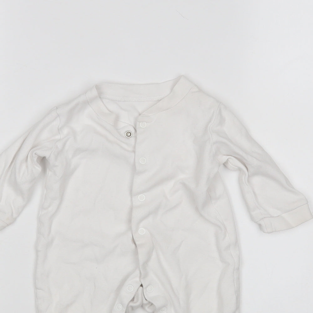 George Baby White   Babygrow One-Piece Size 3-6 Months