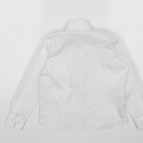 George Boys White   Basic Button-Up Size 7-8 Years