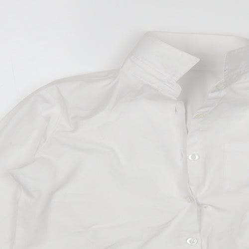 George Boys White   Basic Button-Up Size 7-8 Years