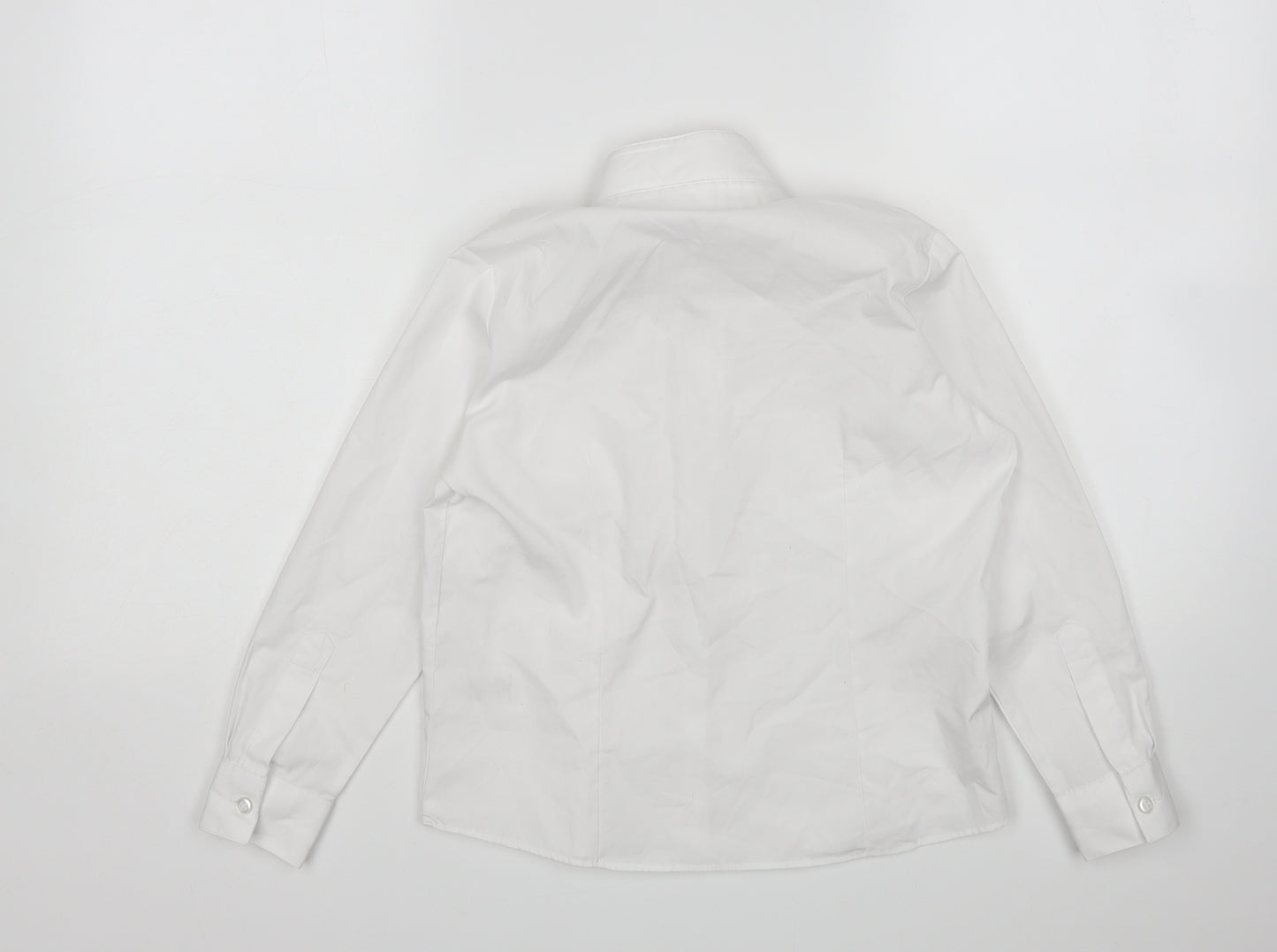 George Boys White   Basic Button-Up Size 7-8 Years
