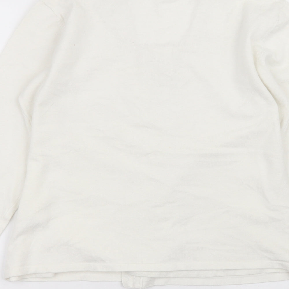 Viz-A-Viz Womens White   Cardigan Jumper Size 12