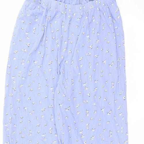 Marks and Spencer Womens Blue   Trousers  Size 12 L24 in