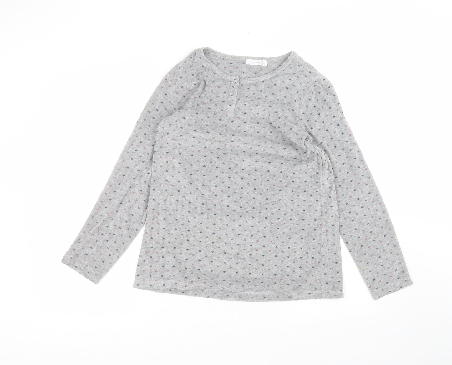 women secret Womens Grey   Basic T-Shirt Size 10