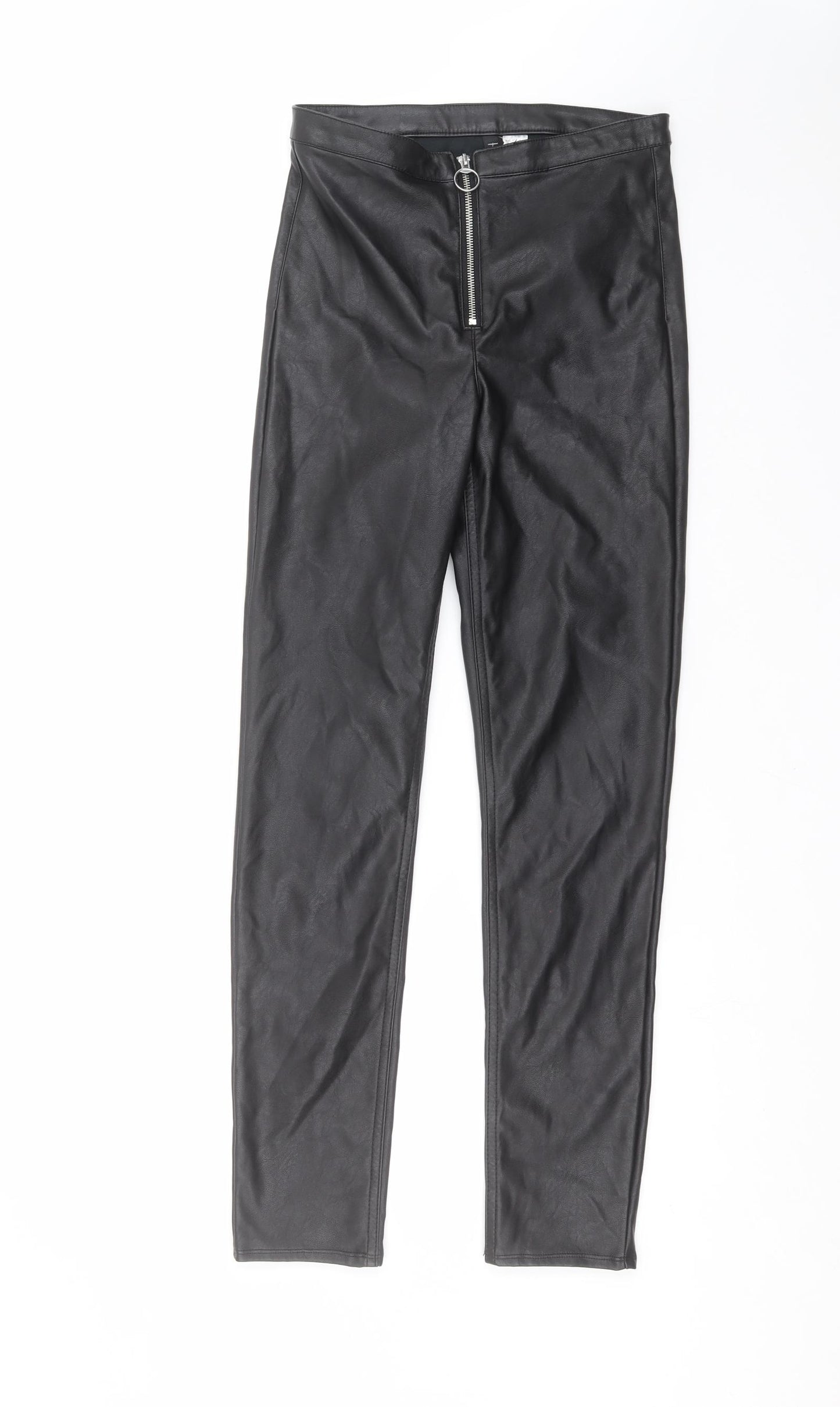 H&M Womens Black   Trousers  Size 14 L28 in