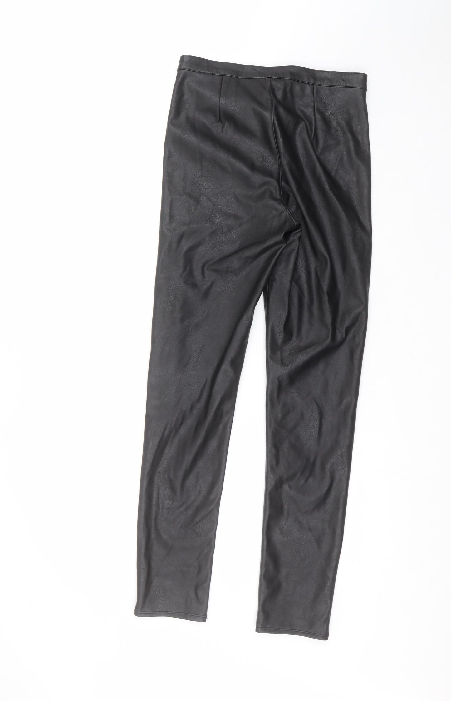 H&M Womens Black   Trousers  Size 14 L28 in