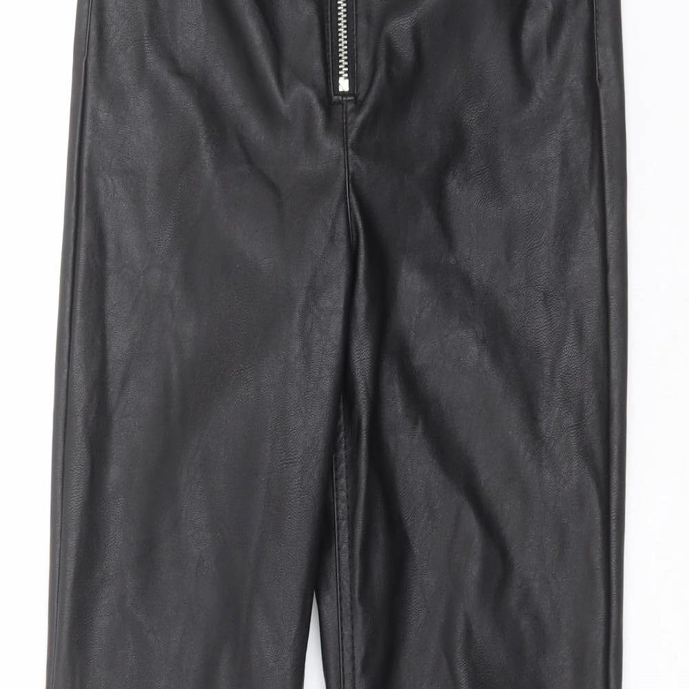 H&M Womens Black   Trousers  Size 14 L28 in
